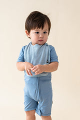 Terry Pocket Bib in Fog