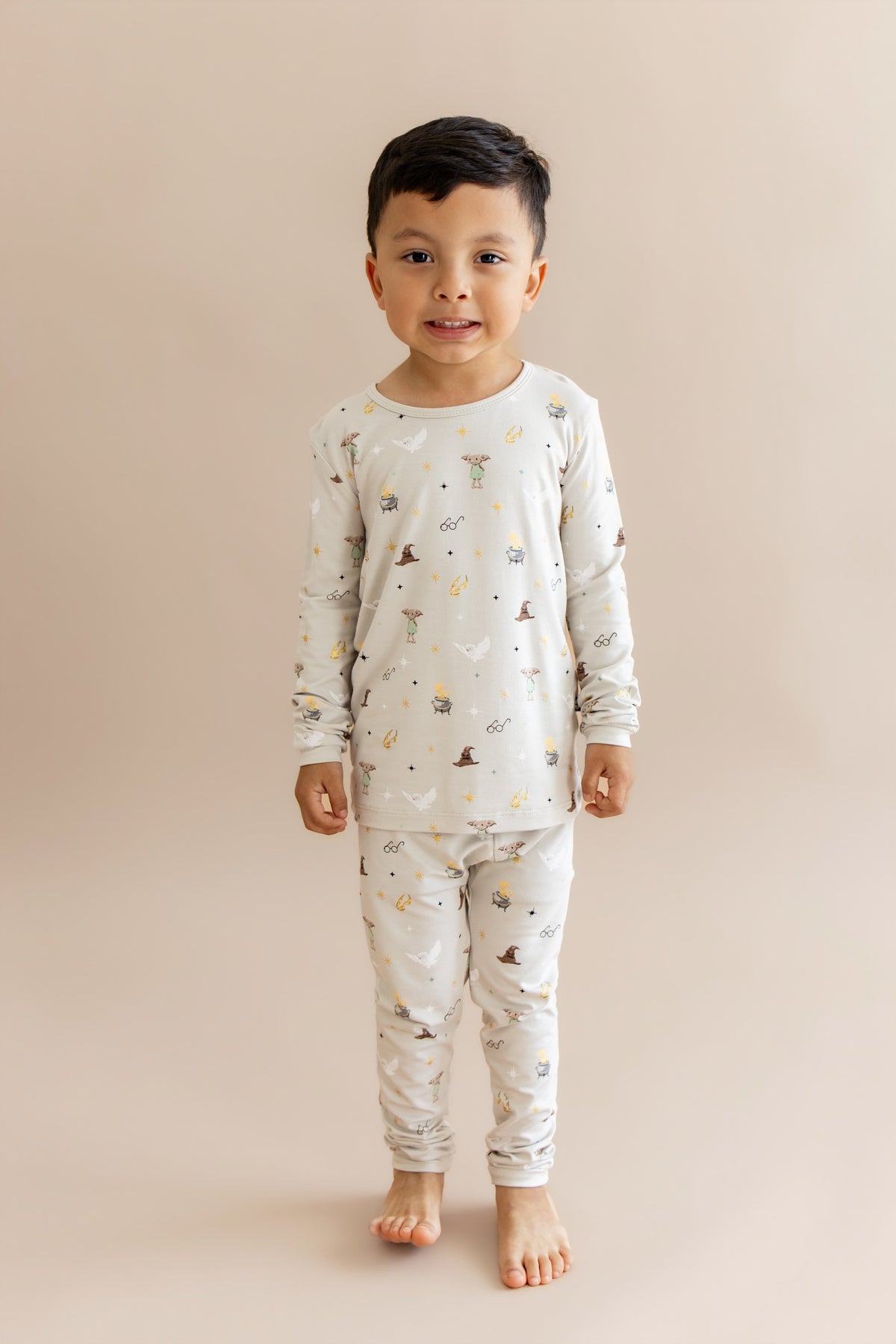 Long Sleeve Pajamas in Starry Icon