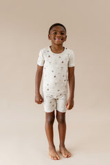 Short Sleeve Pajamas in Starry Icon
