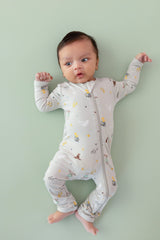 Zippered Romper in Starry Icon