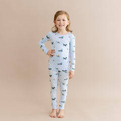 Long Sleeve Pajamas in Take Off