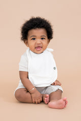 Terry Pocket Bib in Cloud