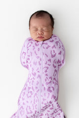 Swaddle Bag in Thistle Leopard 0.5