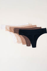 Women's Thong in Latte