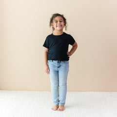 Toddler Basic Tee in Midnight