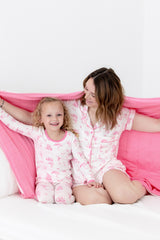 Long Sleeve Pajamas in Toile Ballet