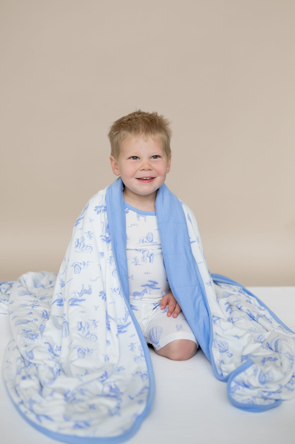Youth Blanket in Toile Safari 1.0