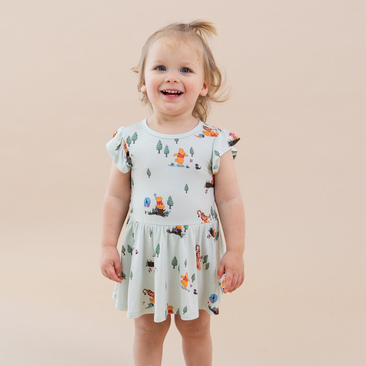 Twirl Bodysuit Dress in Winnie the Pooh Hundred Acre Wood