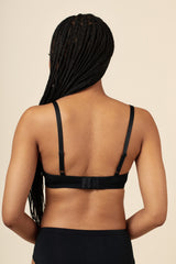 Women's V-Neck Bra in Midnight