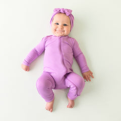 Zippered Romper in Poi