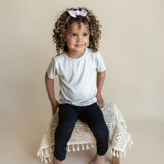 Knotted Bow Headband in Blush