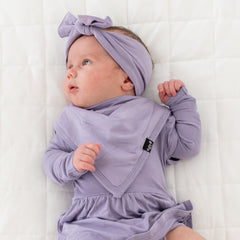 Knotted Bow Headband in Taro