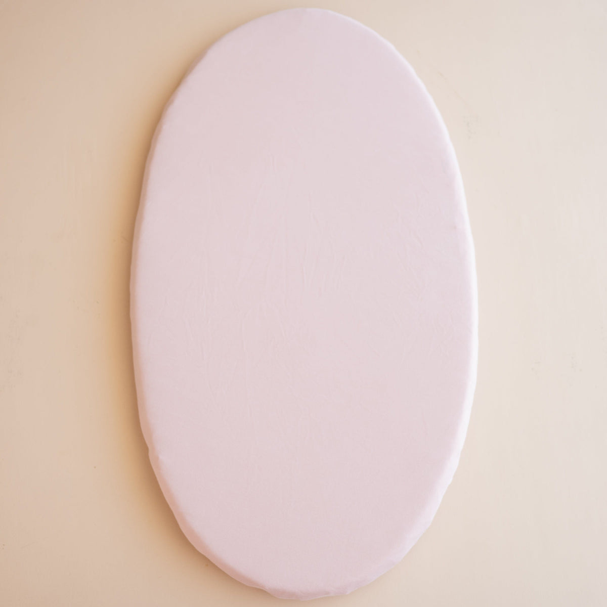 Oval Bassinet Sheet in Blush