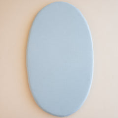 Oval Bassinet Sheet in Fog
