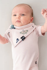 Bib in Blush Butterfly