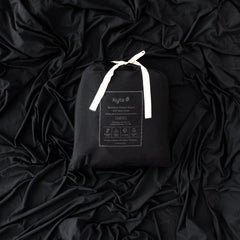 Fitted Sheet with Pillowcases in Midnight