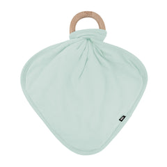 Lovey in Sage with Removable Wooden Teething Ring