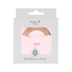 Lovey in Sakura with Removable Wooden Teething Ring