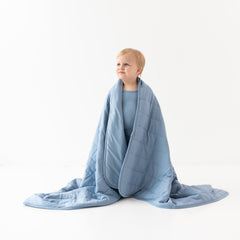 Toddler Blanket in Slate 1.0