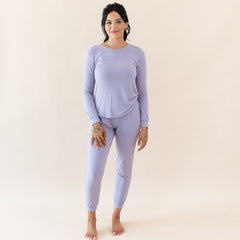 Women's Jogger Pajama Set in Taro