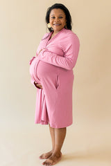 Women’s Lounge Robe in Apple Blossom