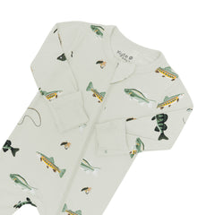 Zippered Footie in Fishing